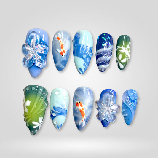 Koi & Jellyfish